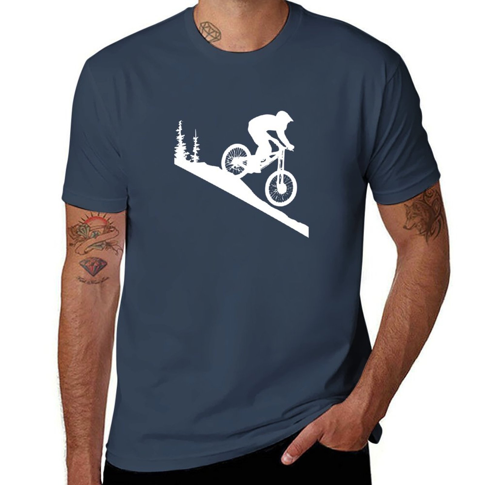 Mountain Biking Holidays - Biking Mountain T-Shirt Summer Holiday T-Shirt