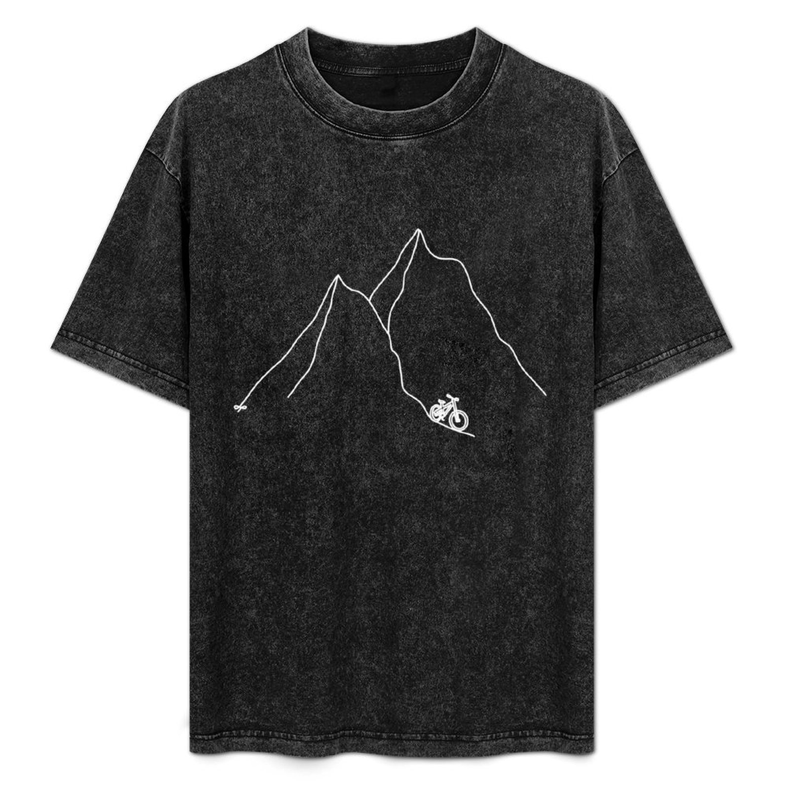 Mountain Biking Holidays - Mountain Bike (white design) T-Shirt Holiday
