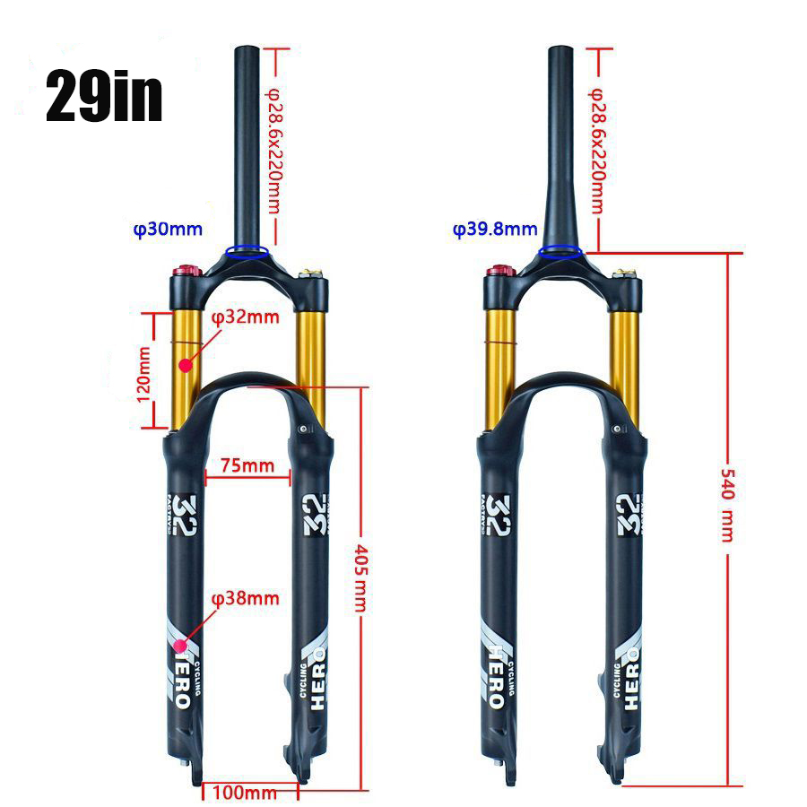 MTB Forks, Bike Suspension Air – Mountain Biking Jumps recenzja i cena