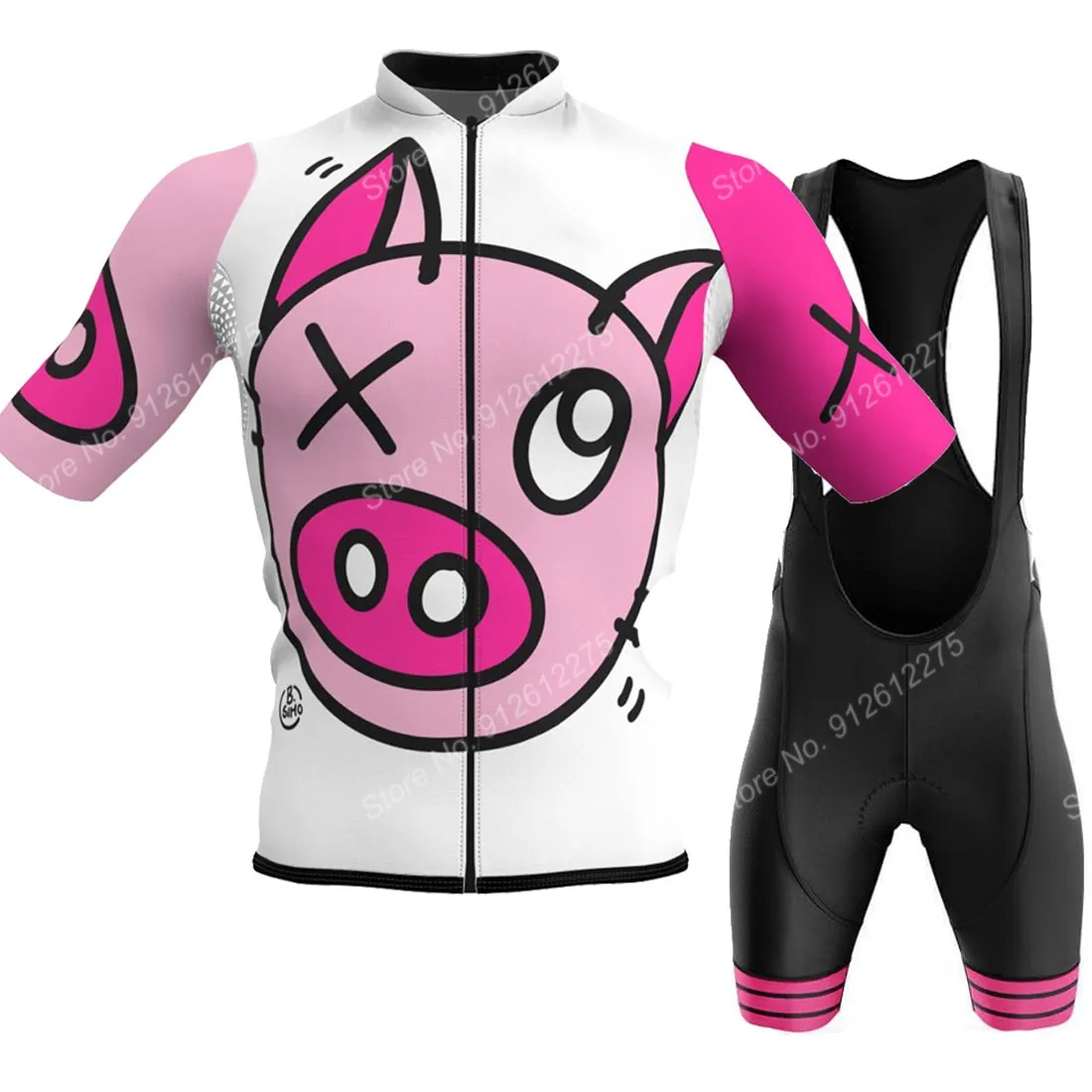 Set Cartoon Comic Pig 2023 Cyc – Mountain Biking Pants For Men recenzja i cena