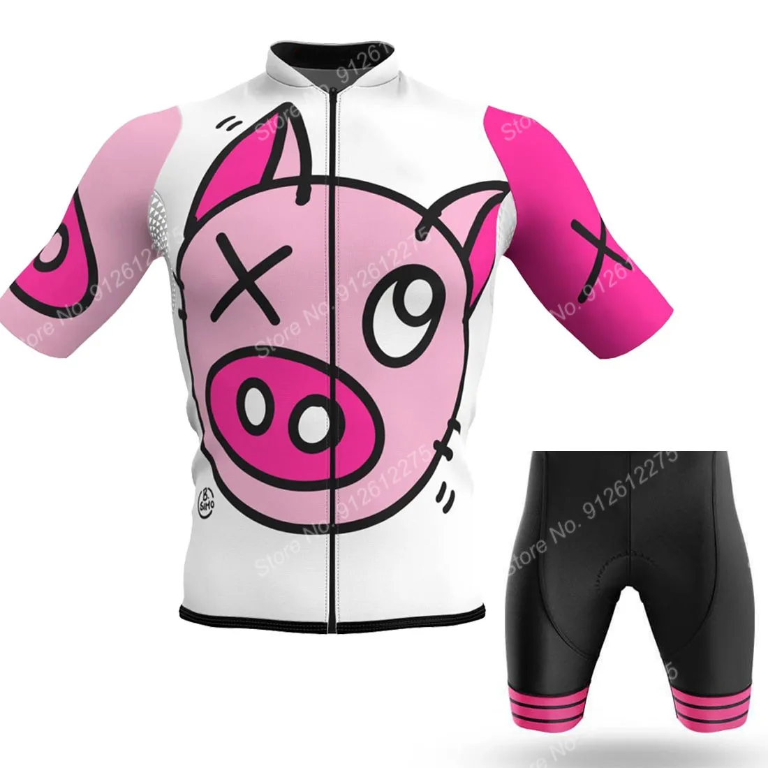 Set Cartoon Comic Pig 2023 Cyc – Mountain Biking Pants For Men recenzja i cena