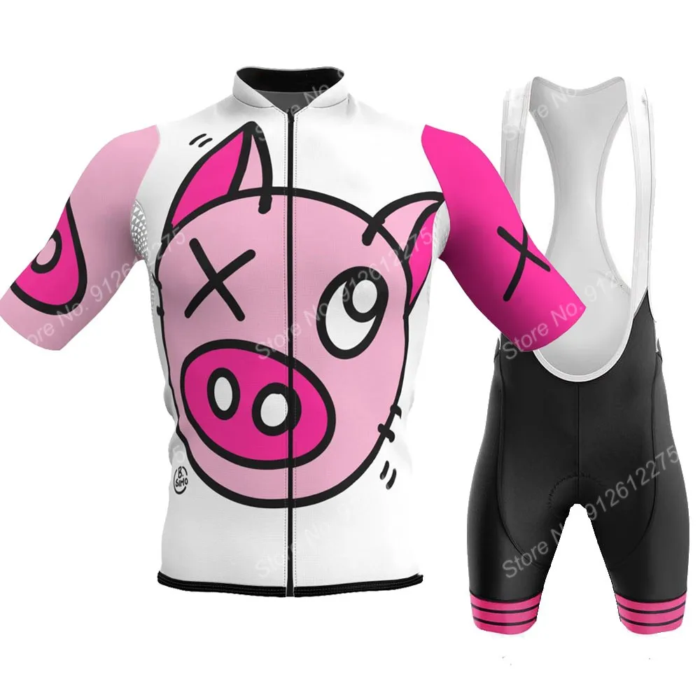 Set Cartoon Comic Pig 2023 Cyc – Mountain Biking Pants For Men recenzja i cena