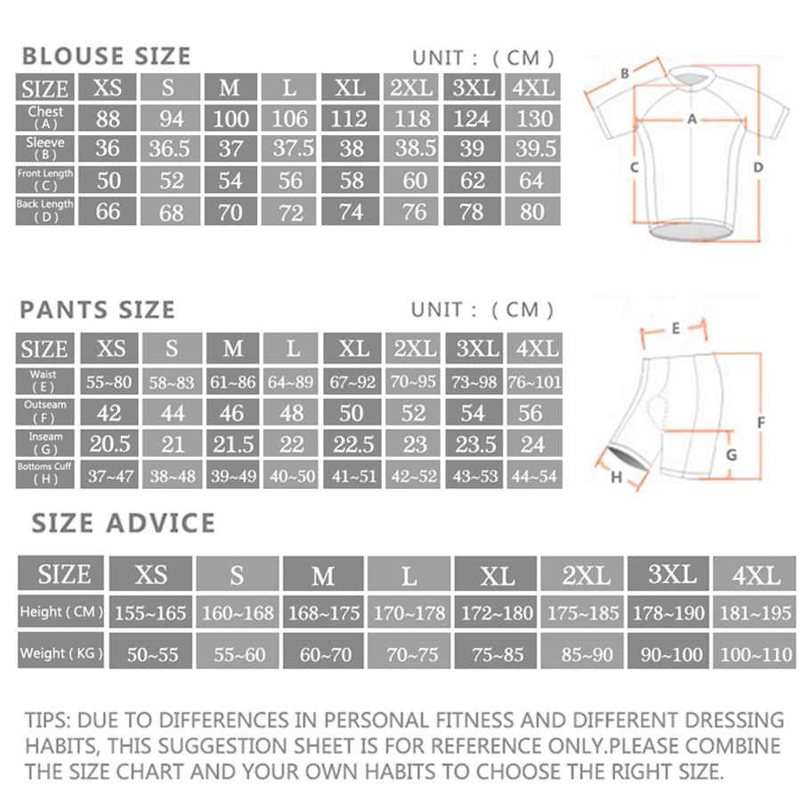 Rcn Rvouei Cycling Jersey Set  – Mountain Biking Pants For Men recenzja i cena