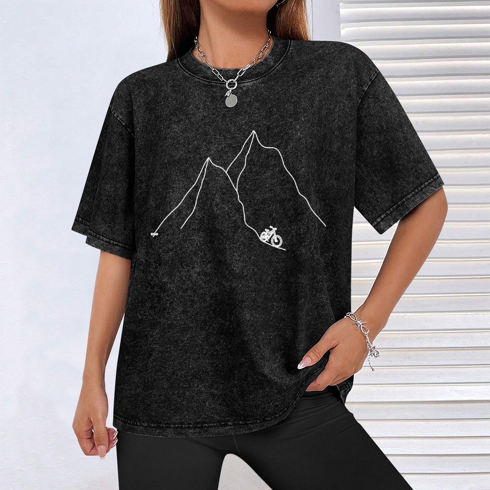 Mountain Bike (white design) T – Mountain Biking Holidays recenzja i cena